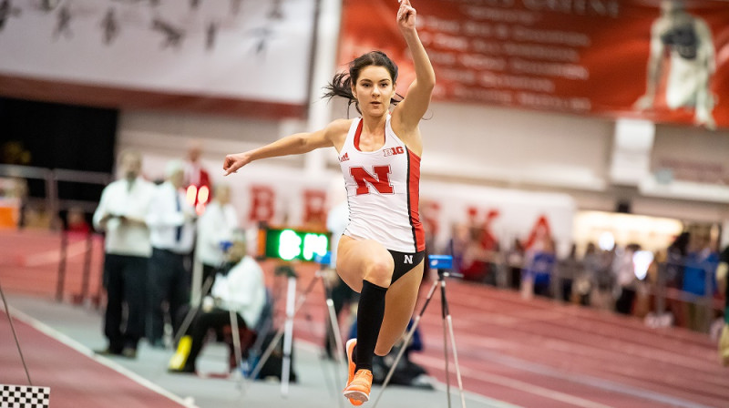 Ieva Turķe. Foto: huskers.com