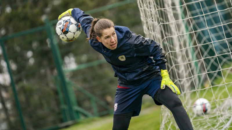 Enija Anna Vaivode. Foto: Latvijas Futbola federācija.