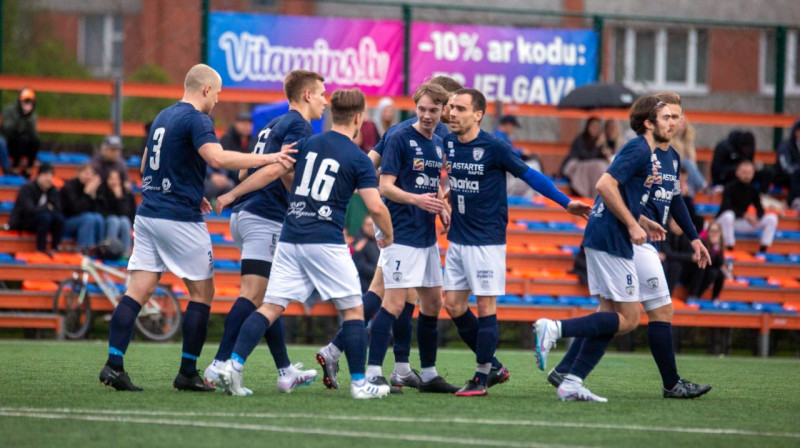 JFC "Jelgava" futbolisti. Foto: Ivars Veiliņš