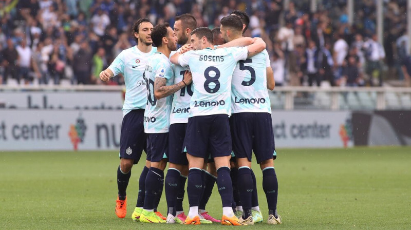 "Inter" futbolisti. Foto: ZUMAPRESS/Scanpix