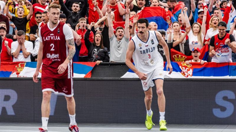 Serbija turpina dominēt 3x3 basketbolā. Foto: FIBA