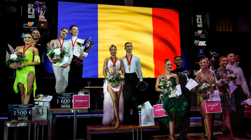 Eiropas čempionāta finālisti jauniešiem 10 dejās. Foto: Eiler Dora Photo.