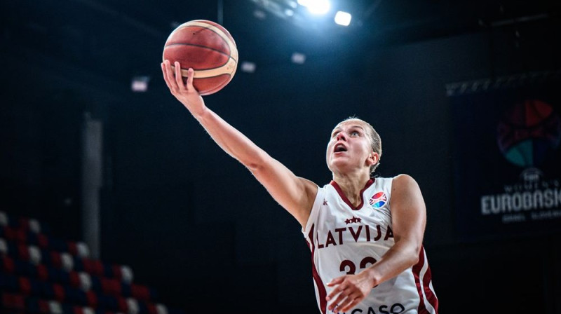 Kitija Laksa. Foto: FIBA