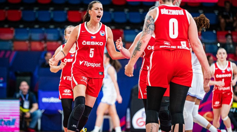 Čehijas basketbola izlase. Foto: FIBA