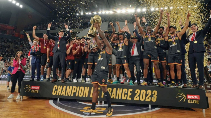 2023. gada Francijas čempione basketbolā – "Monaco". Foto: AS Monaco Basket