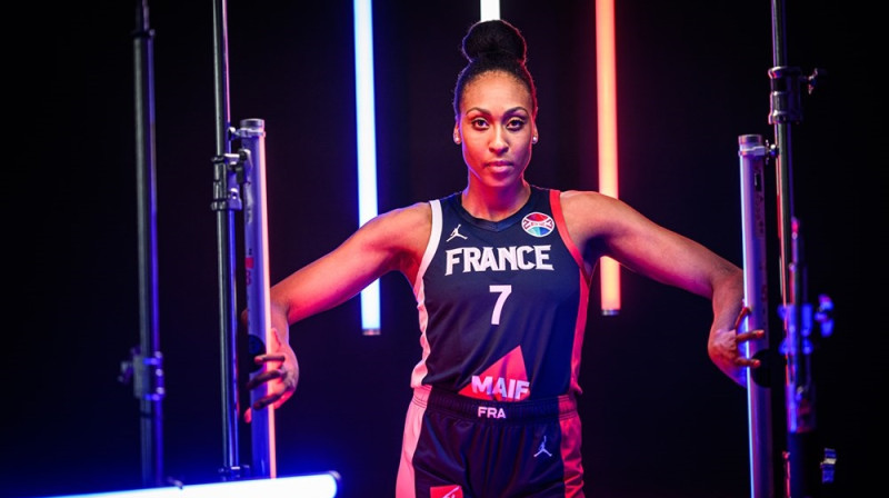 Francijas superzvaigzne Sandrine Gruda. Foto: FIBA