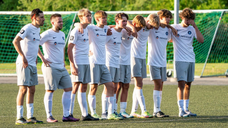 "Ogre United" futbolisti. Foto: LFF