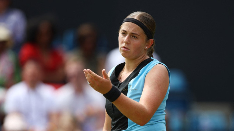 Aļona Ostapenko. Foto: Reuters/Scanpix