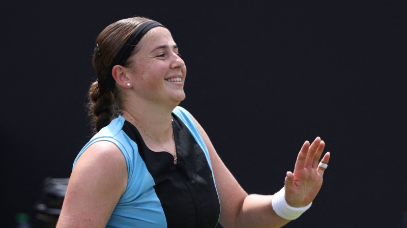 Aļona Ostapenko. Foto: AFP/Scanpix