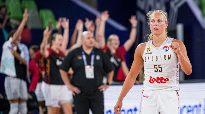 Žulī Alemāna 2023. gada 22. jūnijā. Foto: EuroBasket Women