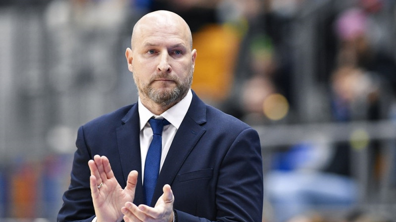 Roberts Štelmahers 2022. gada 4. oktobrī. Foto: Basketbola Čempionu līga