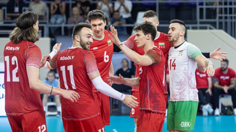 Ungārijas volejbolisti. Foto: CEV