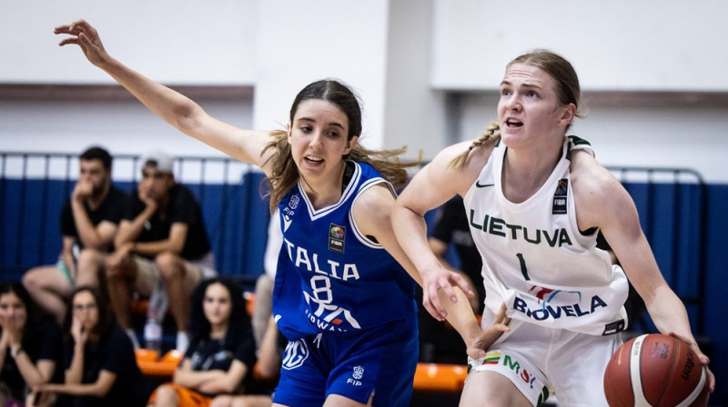 Lietuvas U18 izlases līdere Sintija Aukštikalnīte. Foto: FIBA