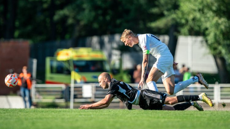 Gļebs Kļuškins pret Žigu Lipuščeku. Foto: Sanita Ieva Sparāne/RFS