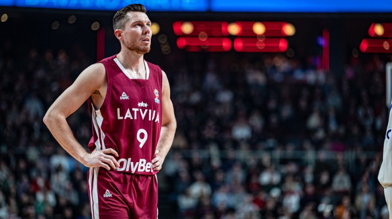 Latvijas basketbola izlases kapteinis Dairis Bertāns. Foto: FIBA