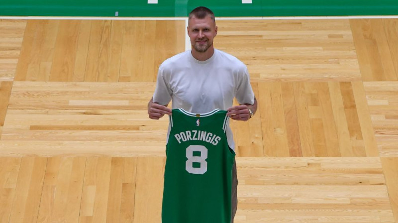 Kristaps Porziņģis. Foto: Boston Celtics