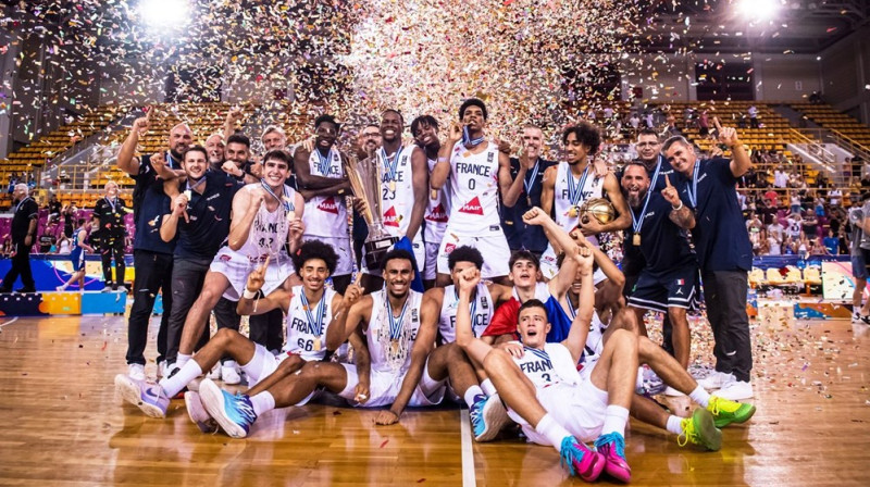 Francijas U20 basketbola valstsvienība. Foto: FIBA