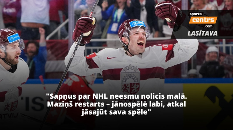 Rūdolfs Balcers. Foto: IIHF