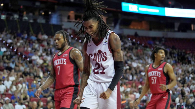 Klīvlendas "Cavaliers" basketbolists Emonī Beitss. Foto: John Locher/AP/Scanpix