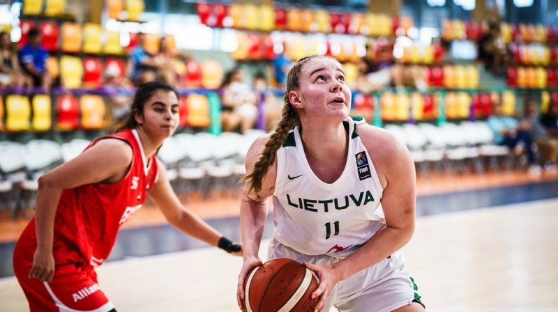 Ugne Sirtautaite 2023. gada 19. jūlijā. Foto: FIBA