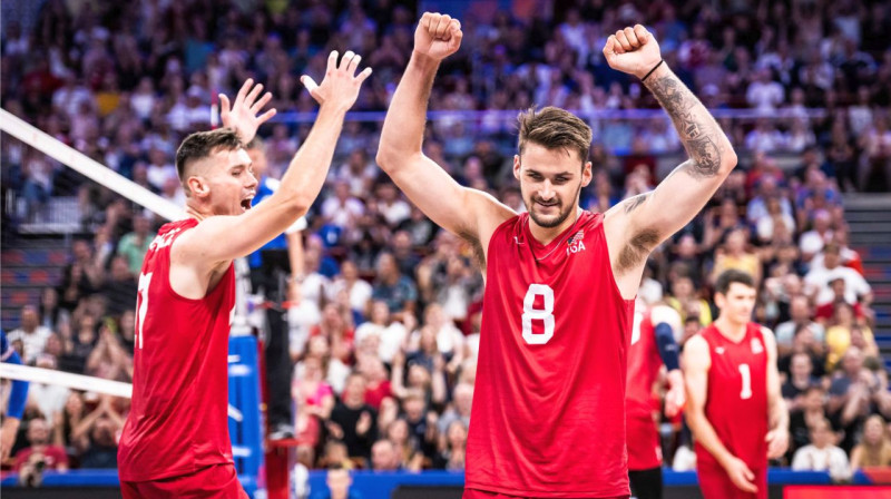 ASV izlases volejbolisti. Foto: volleyballworld.com