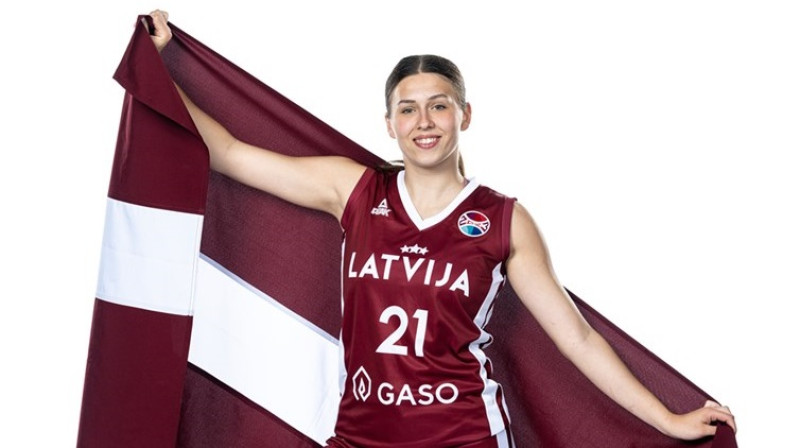 Vanesa Jasa 2023. gada 13. jūnijā. Foto: FIBA