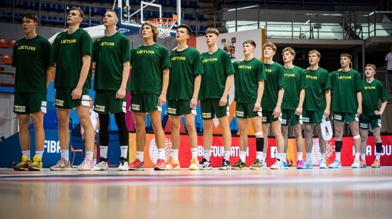 Lietuvas U18 izlase. Foto: FIBA