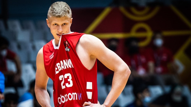 Libānas valstsvienības basketbolists Jusefs Hajats. Foto: FIBA