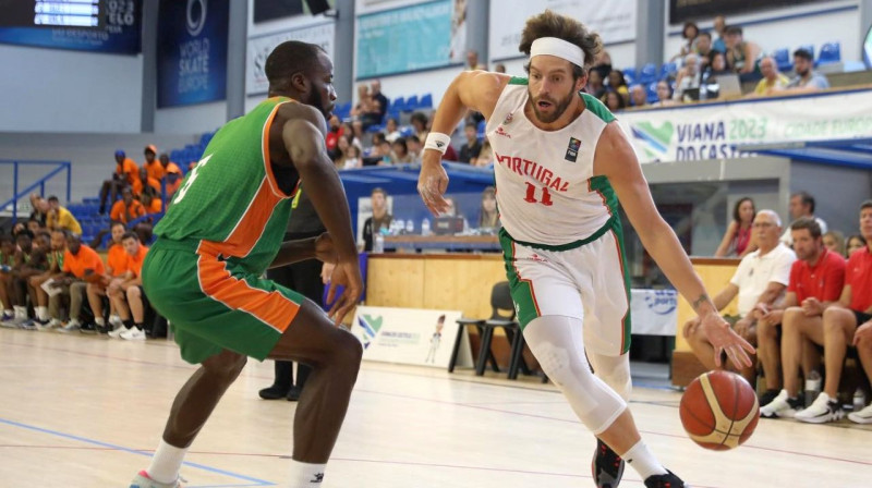 Portugāles valstsvienības basketbolists Migels Keirušs. Foto: Federação Portuguesa de Basquetebol