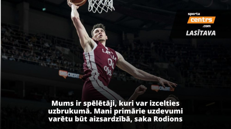 Rodions Kurucs. Foto: FIBA