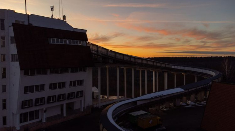 Siguldas trase. Foto: Viesturs Lācis/bobslejs.lv