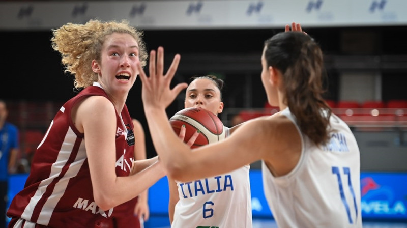 Luīze Sila 2023. gada 30. jūlijā. Foto: FIBA