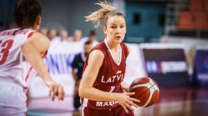 Enija Vīksne. Foto: FIBA