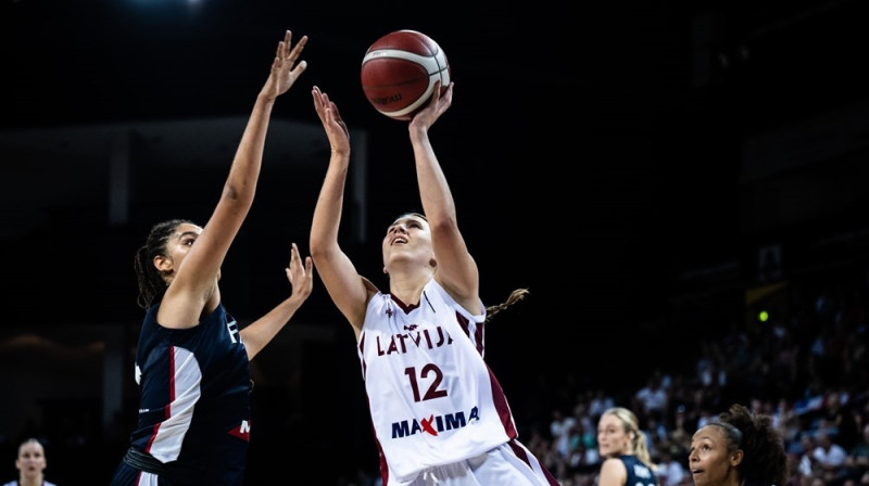 Vanesa Jasa 2023. gada 6. augustā. Foto: FIBA