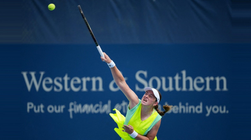 Aļona Ostapenko. Foto: Getty Images/AFP/Scanpix