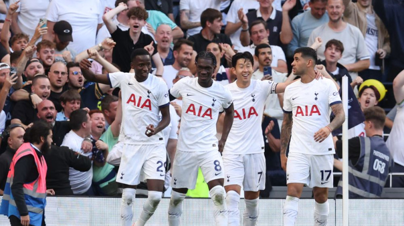 ''Tottenham'' futbolisti. Foto: Zumapress/Scanpix