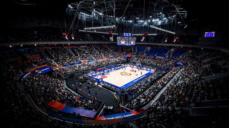''Indonesia Arena'' Pasaules kausa laikā. Foto: FIBA