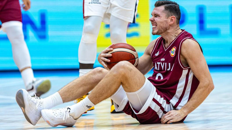 Dairis Bertāns. Foto: FIBA