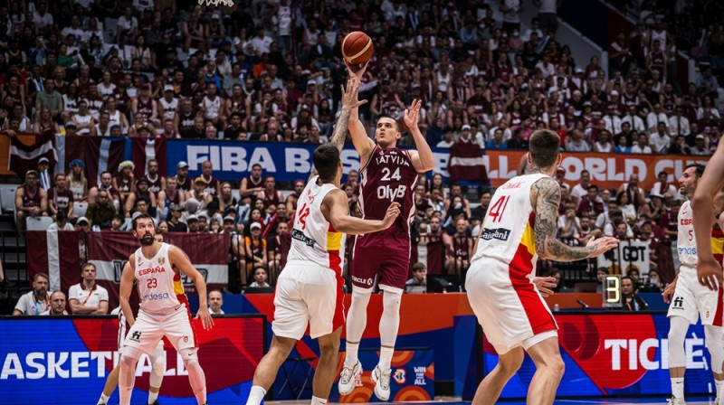 Andrejs Gražulis 2023. gada 1. septembrī. Foto: FIBA
