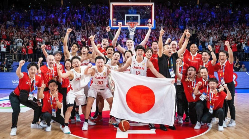 Japānas basketbola valstsvienība. Foto: FIBA