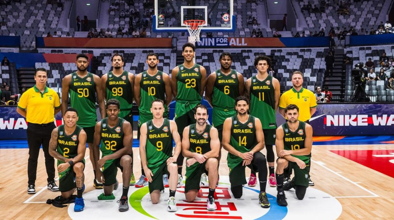 Brazīlijas basketbola izlase. Foto: FIBA