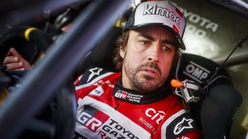 Fernando Alonso. Foto: Dakar.com