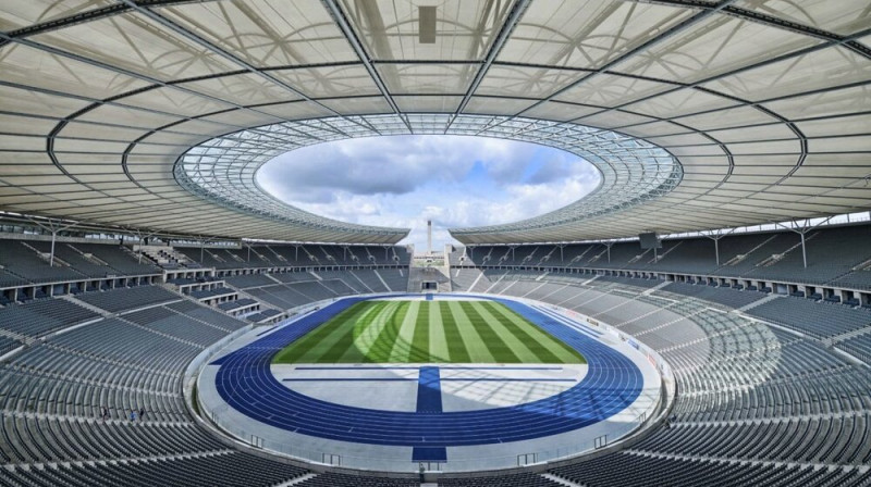 "Euro2024" finālspēles mājvieta - Berlīnes Olimpiskais stadions. Foto: Olympiastadion Berlin