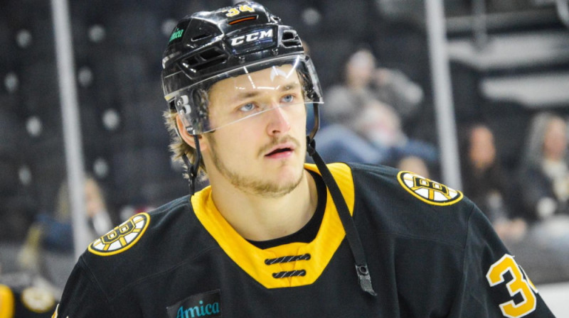 Eduards Tralmaks. Foto: Providence Bruins