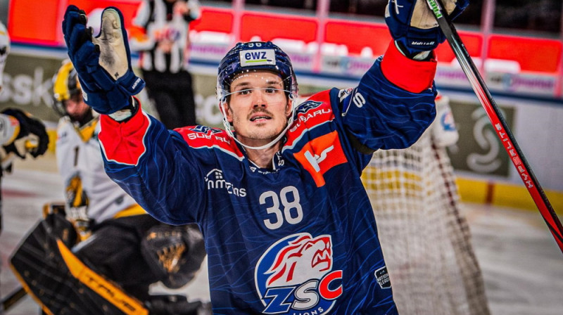 Rūdolfs Balcers. Foto: ZSC Lions