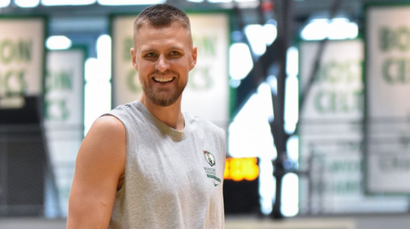 Kristaps Porziņģis. Foto: Bostonas Celtics