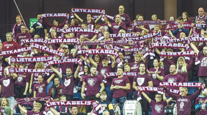 Panevēžas līdzjutēji. Foto: BC Lietkabelis