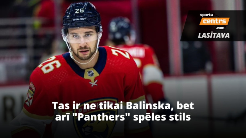 Uvis Balinskis. Foto: Florida Panthers