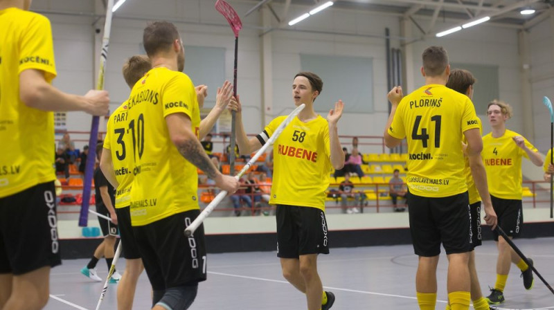 Kocēnu "Rubene". Foto: floorball.lv