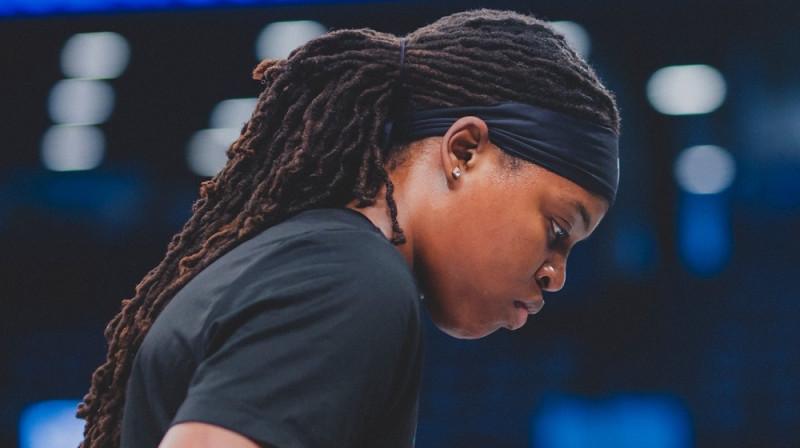 Džonkvela Džonsa 2023. gada oktobrī. Foto: New York Liberty